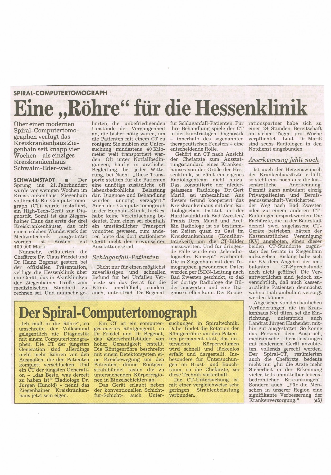1997-12-18 Eine Röhre für die Hessenklinik-002