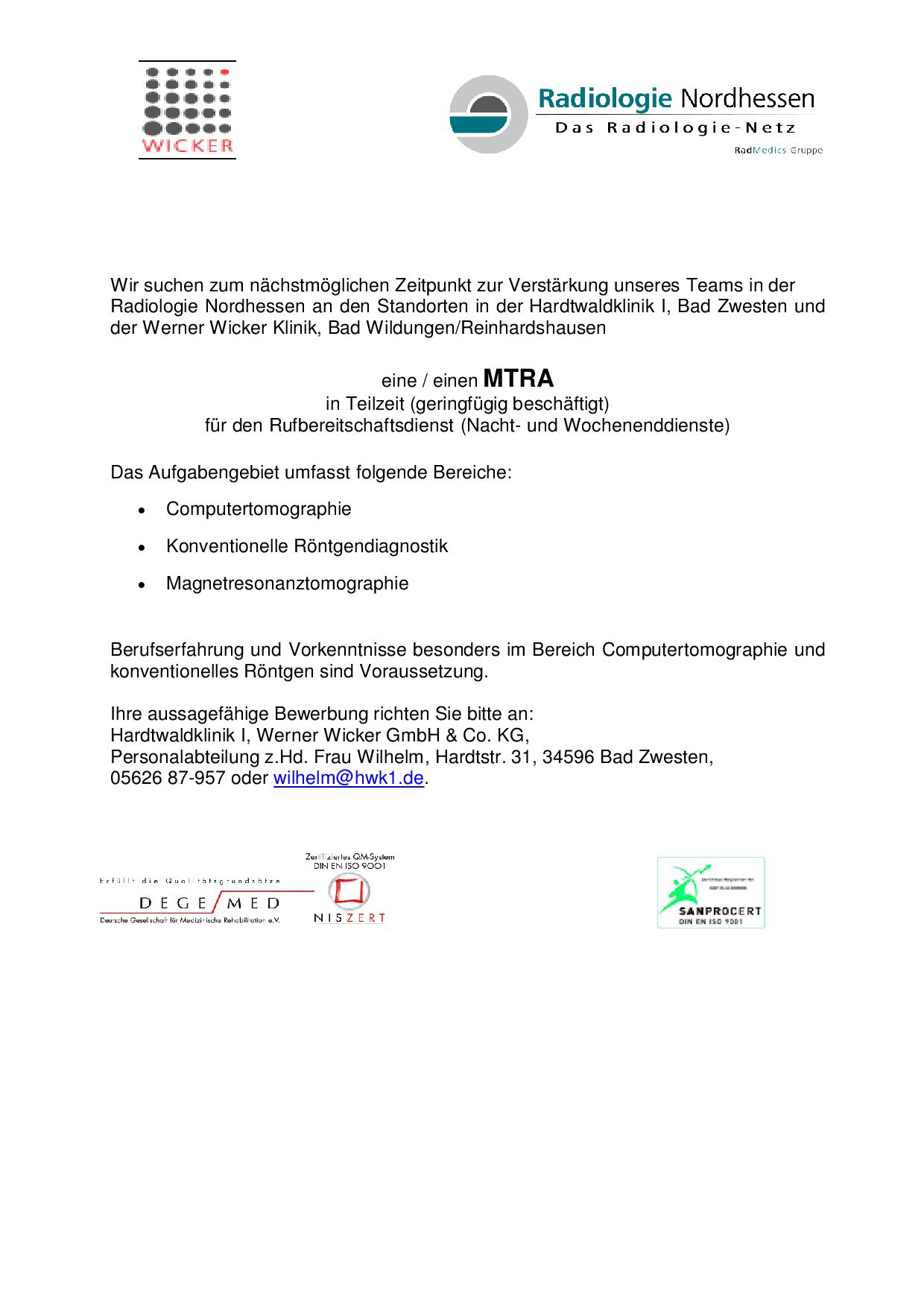 Stellenausschreibung MTRA- Juni 2015-001